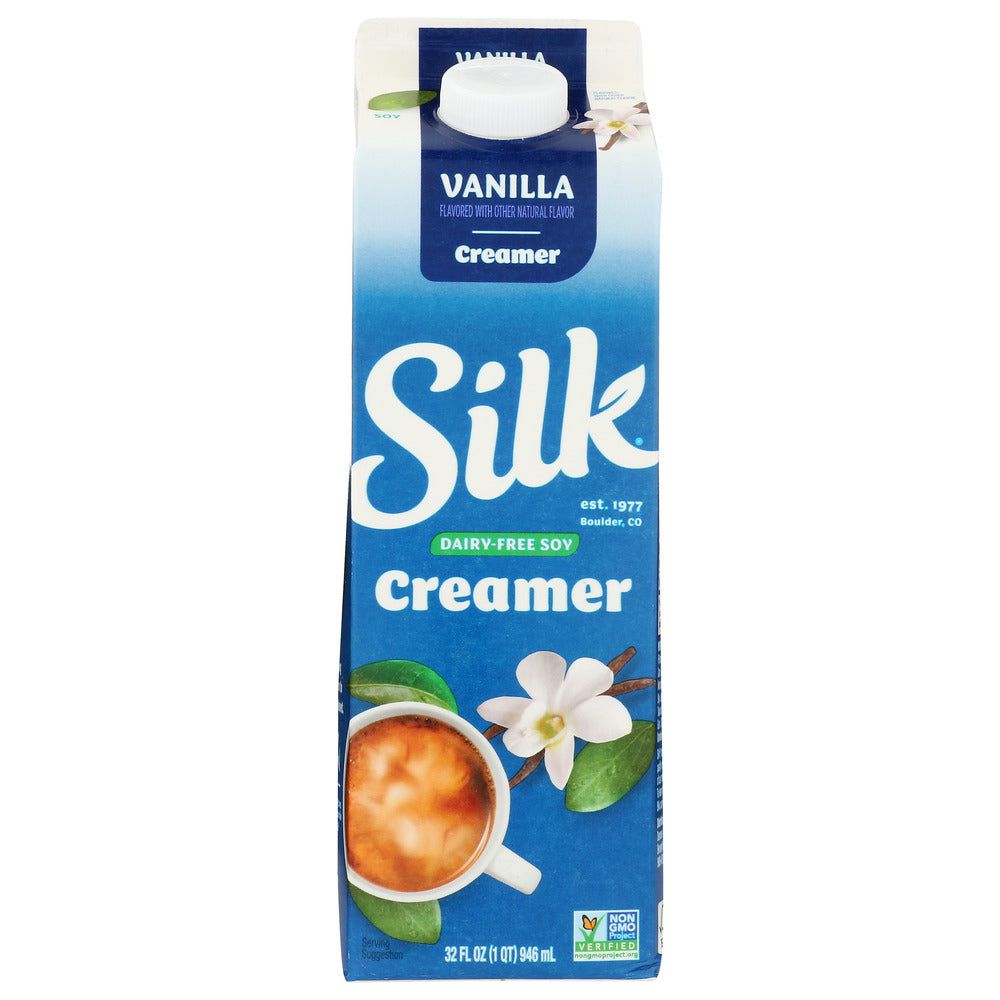 SILK: Soymilk Creamer Vanilla, 32 oz