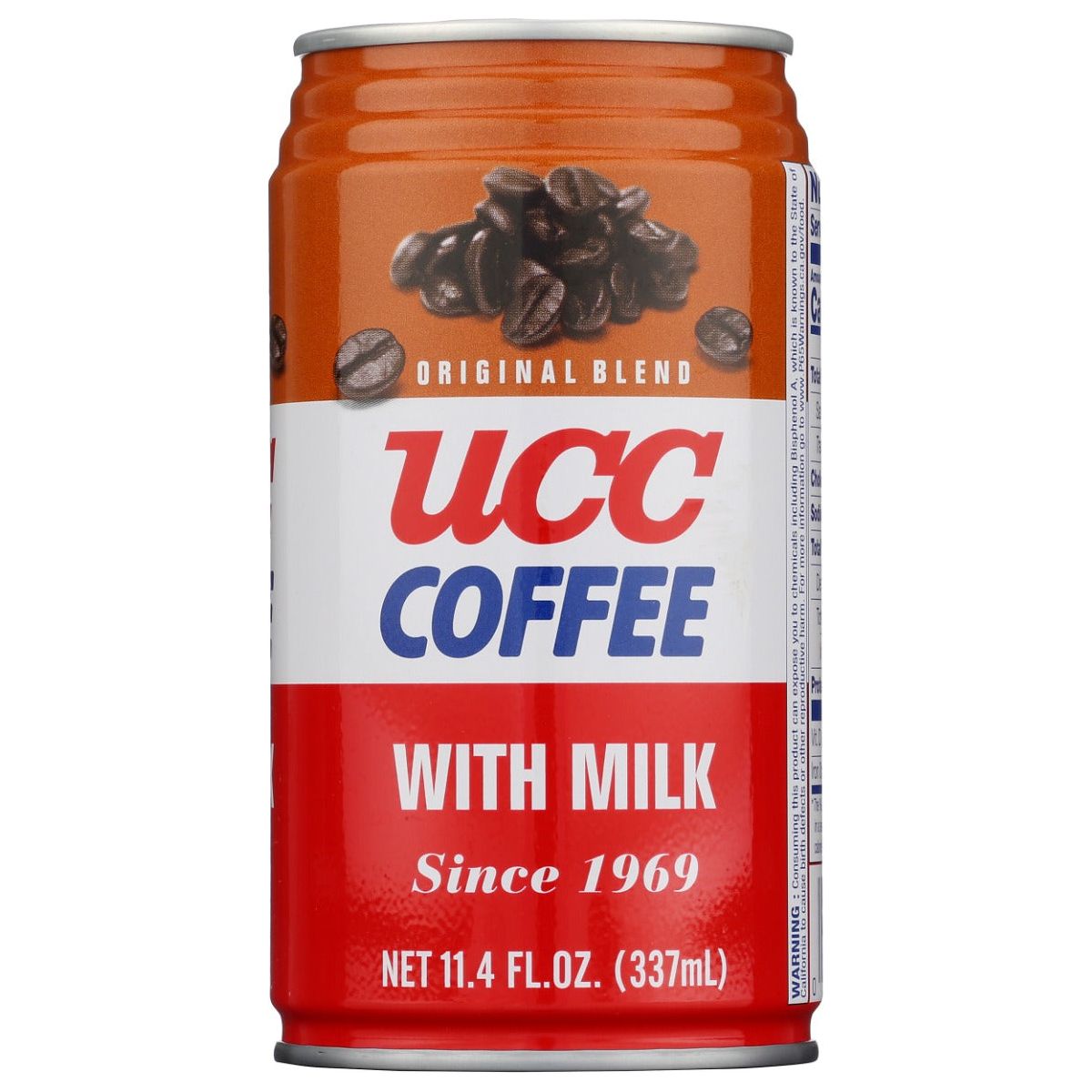 UCC: Ready to Drink Original Blend Coffee with Milk, 11.3 fl oz
