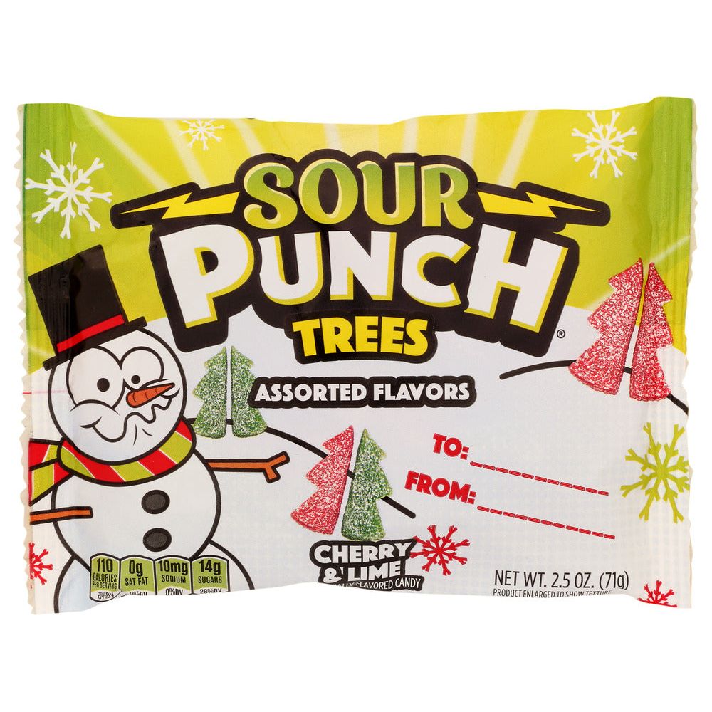 SOUR PUNCH: Trees Assorted Flavor, 2.5 oz