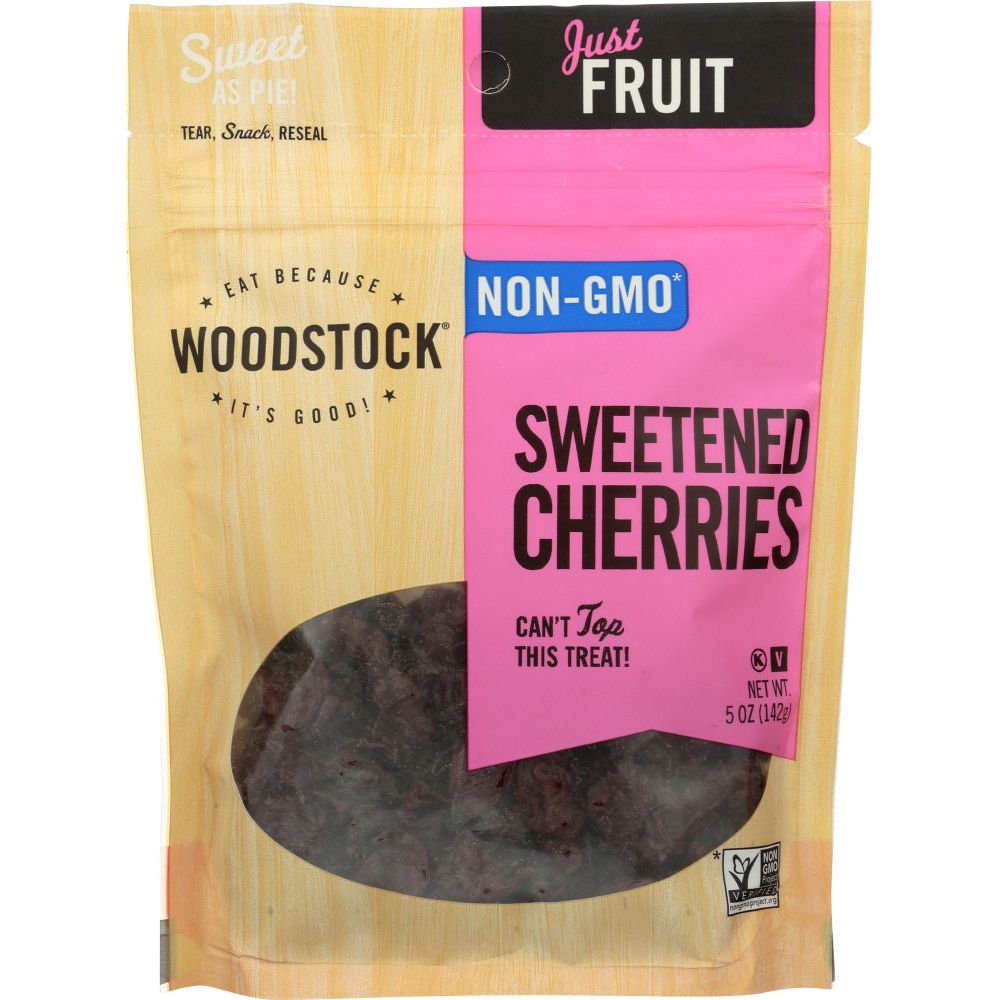 WOODSTOCK: Cherries Sweetened, 5 oz