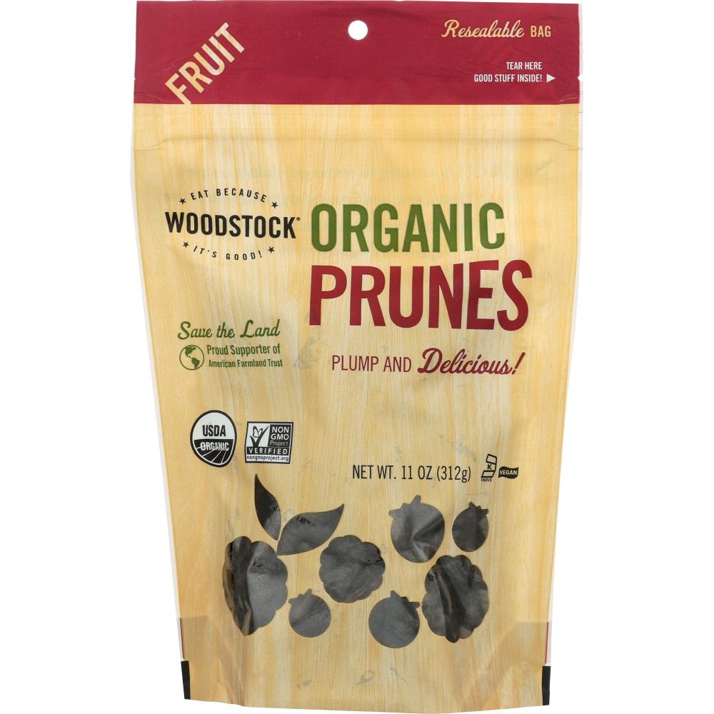 WOODSTOCK: Prunes Organic, 11 oz