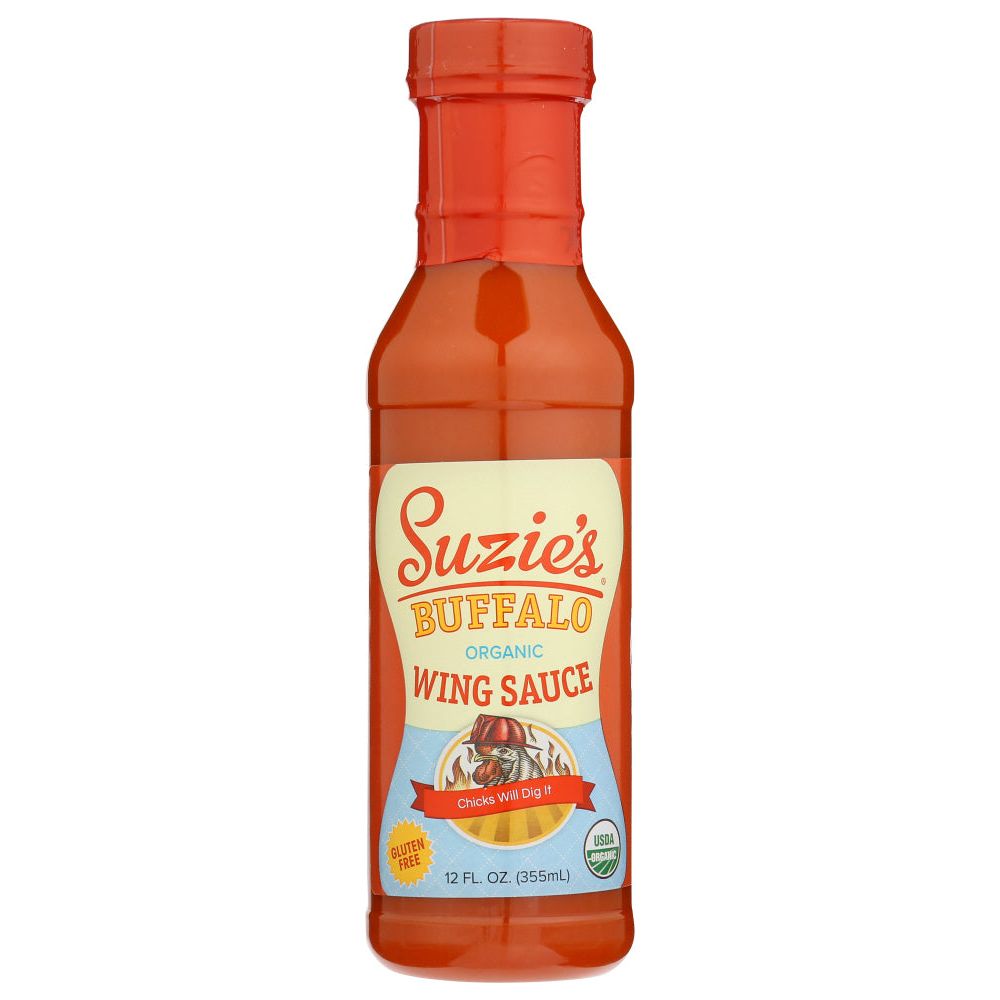 SUZIE'S: Organic Buffalo Wing Sauce, 12 fo