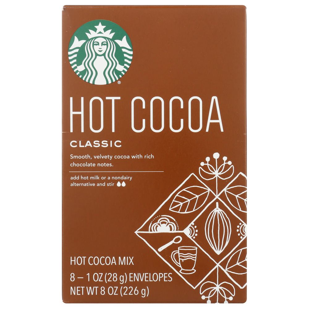 STARBUCKS: Cocoa Hot Classic Box 8Pc, 8 oz