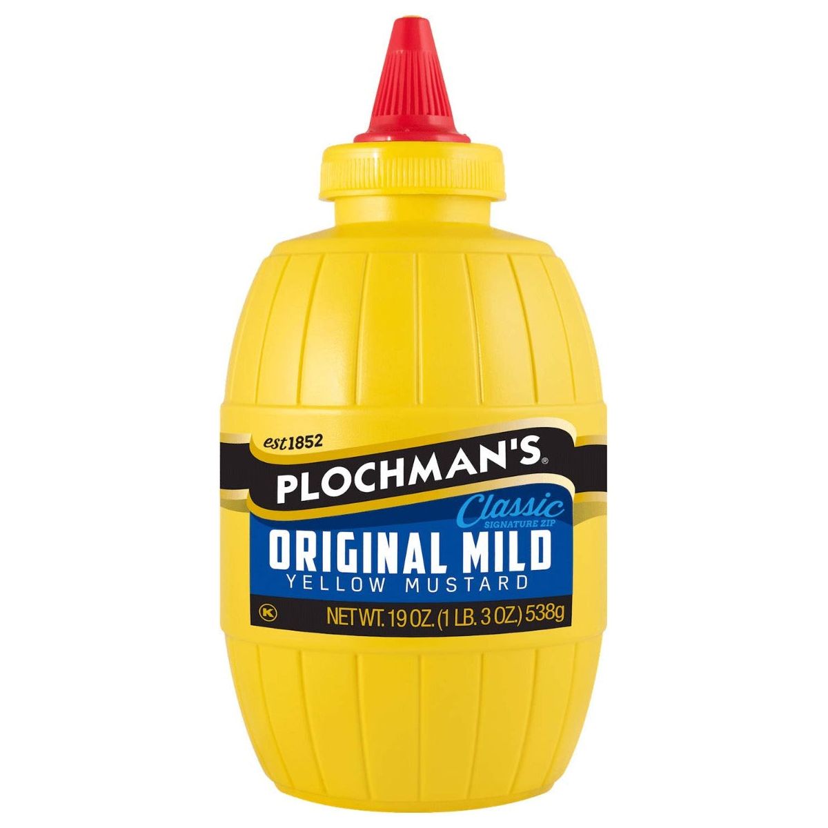 PLOCHMANS: Mustard Yellow Mild, 19 oz