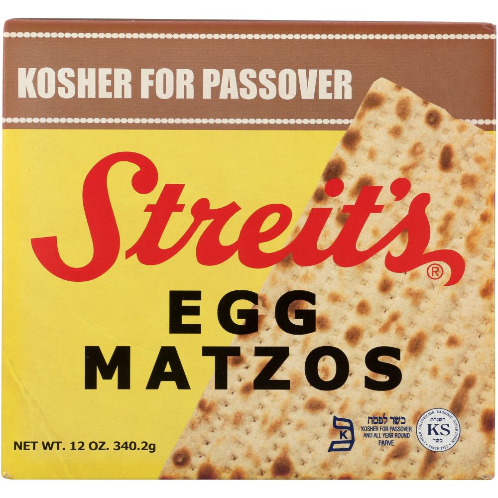 STREITS: Vintage Egg Matzo, 12 oz