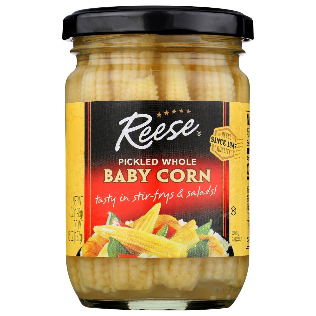 REESE: Pickled Whole Baby Corn, 7 Oz