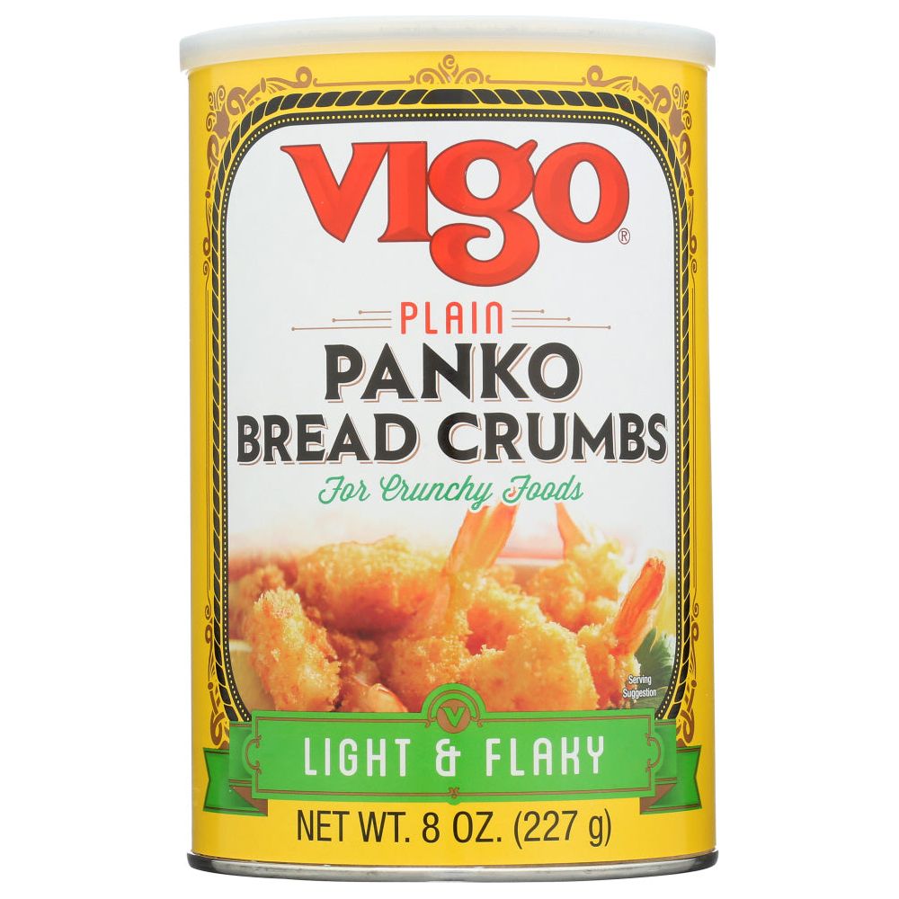 VIGO: Plain Panko Bread Crumbs, 8 oz