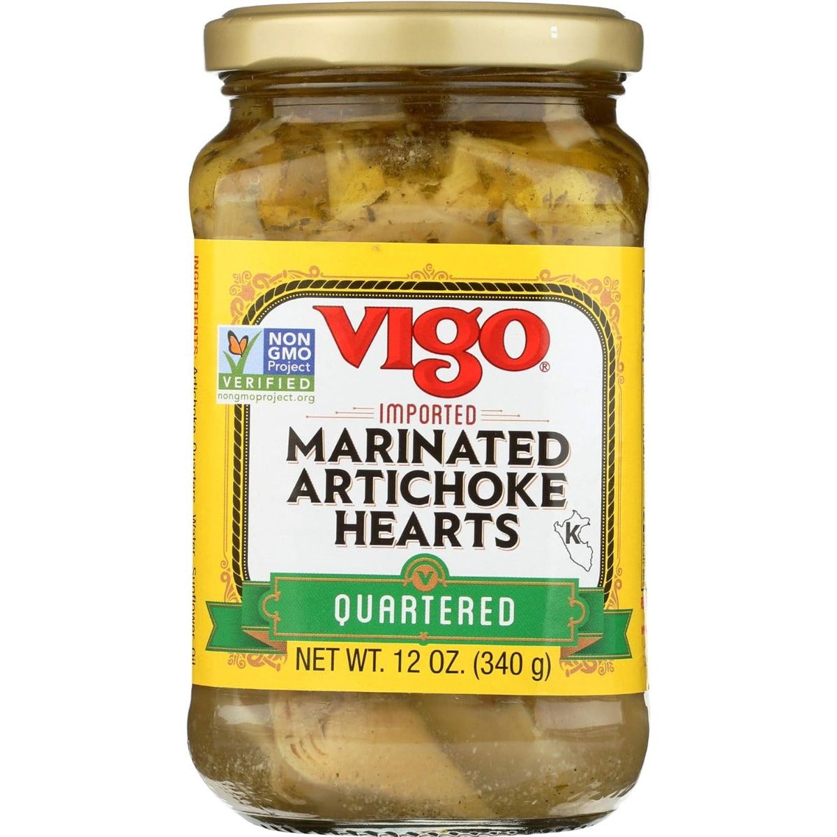VIGO: Artichoke Heart Mrntd, 12 oz