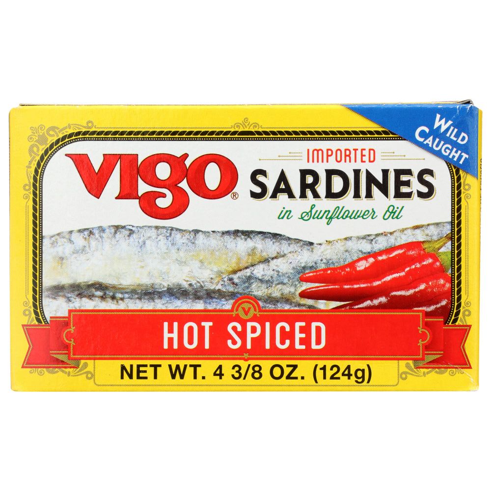 VIGO: Sardine Spiced, 4.37 OZ