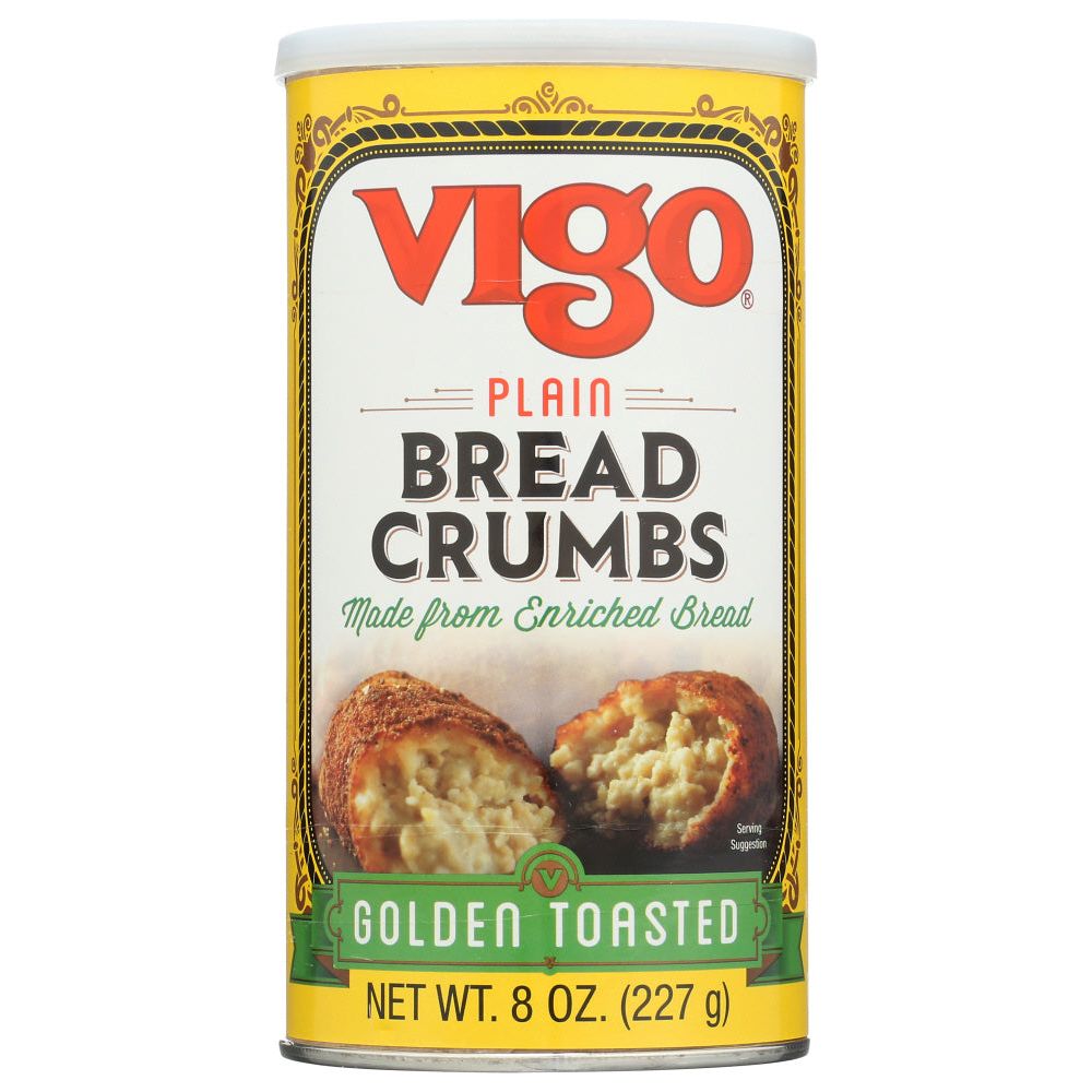 VIGO: Plain Golden Toasted Bread Crumbs, 8 oz