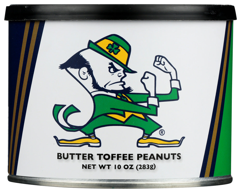 VIRGINIA PEANUT: University of Notre Dame Butter Toffee Peanuts, 10 oz
