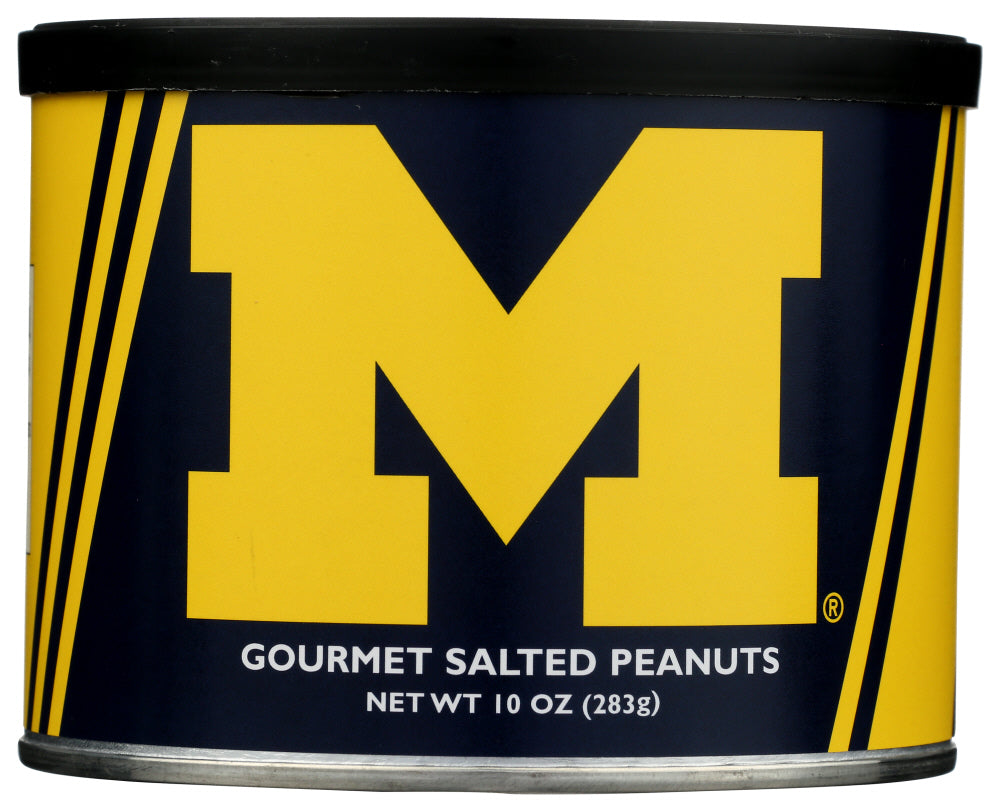 VIRGINIA PEANUT: University of Michigan Gourmet Salted Peanuts, 10 oz