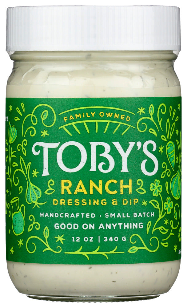 TOBYS: Ranch Dressing And Dip, 12 oz