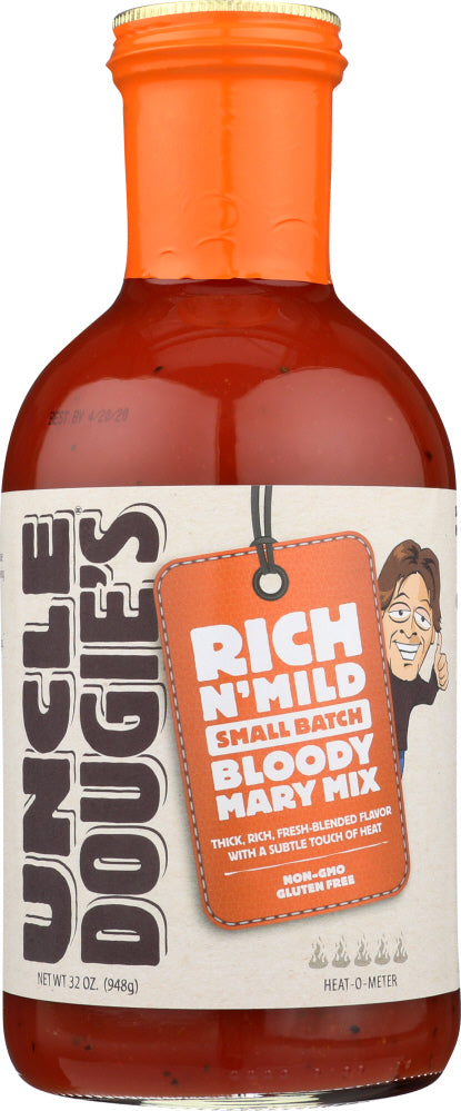 UNCLE DOUGIE: Rich 'N' Mild Small Batch Bloody Mary Mix, 32 fo