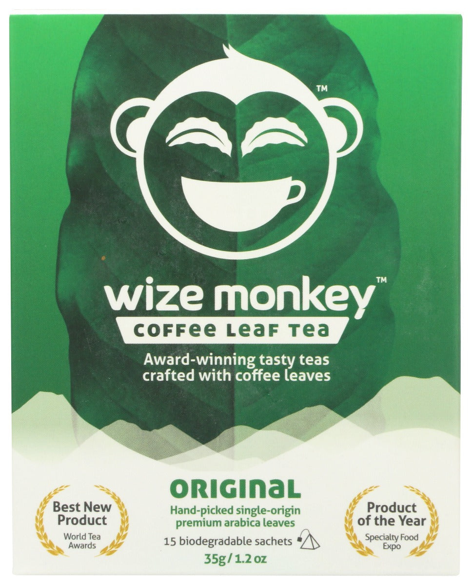 WIZE MONKEY: Tea Coffee Leaf Original, 35 gm