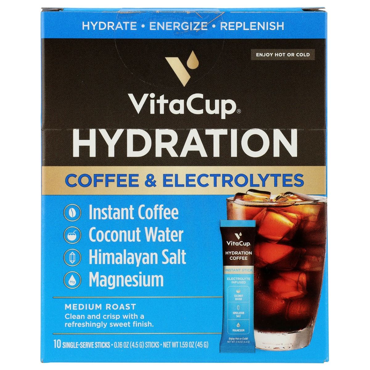 VITACUP: Coffee Hydration Instant, 10 PC