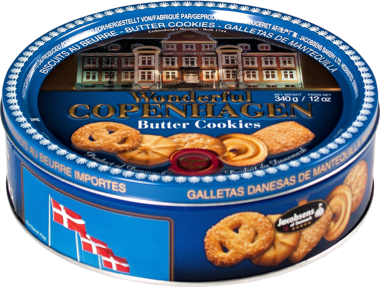 WONDERFUL COPENHAGEN: Cookie Danish Btr Flat Tn, 12 oz