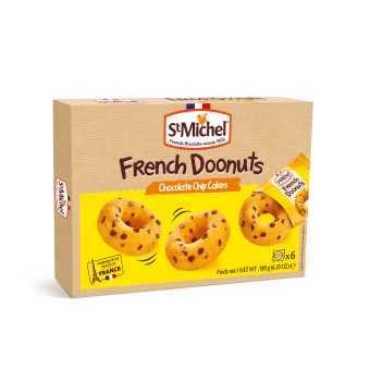 ST MICHEL: French Doonuts Choc Chip, 6.35 oz