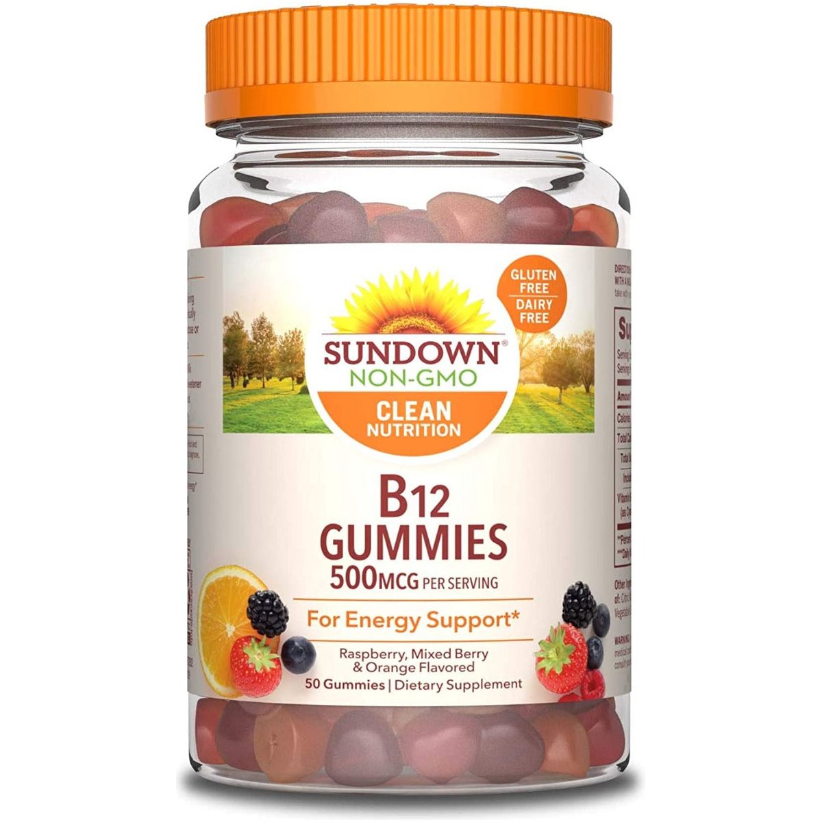 SUNDOWN NATURALS: Vitamin B12 500Mg, 50 sg