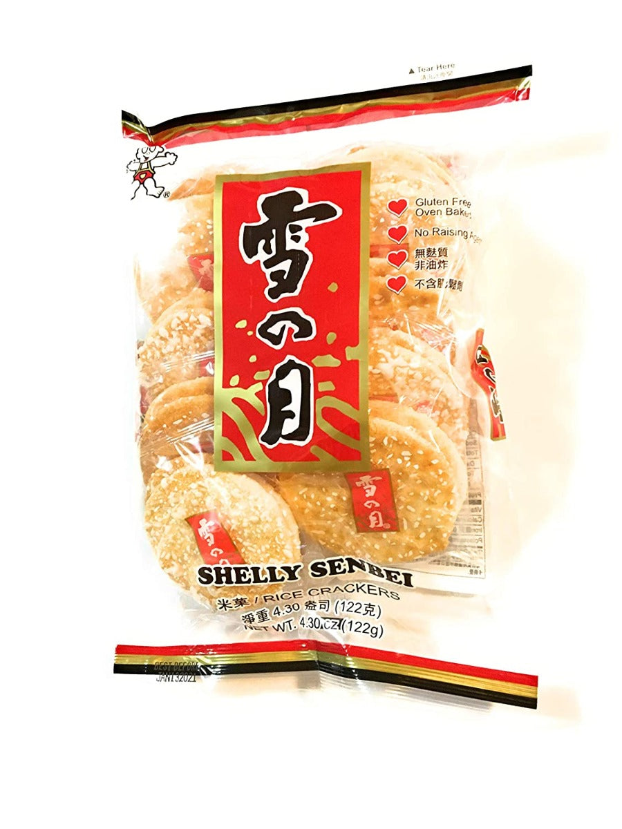 WANT-WANT: Crackers Shelly Senbei, 4.3 oz