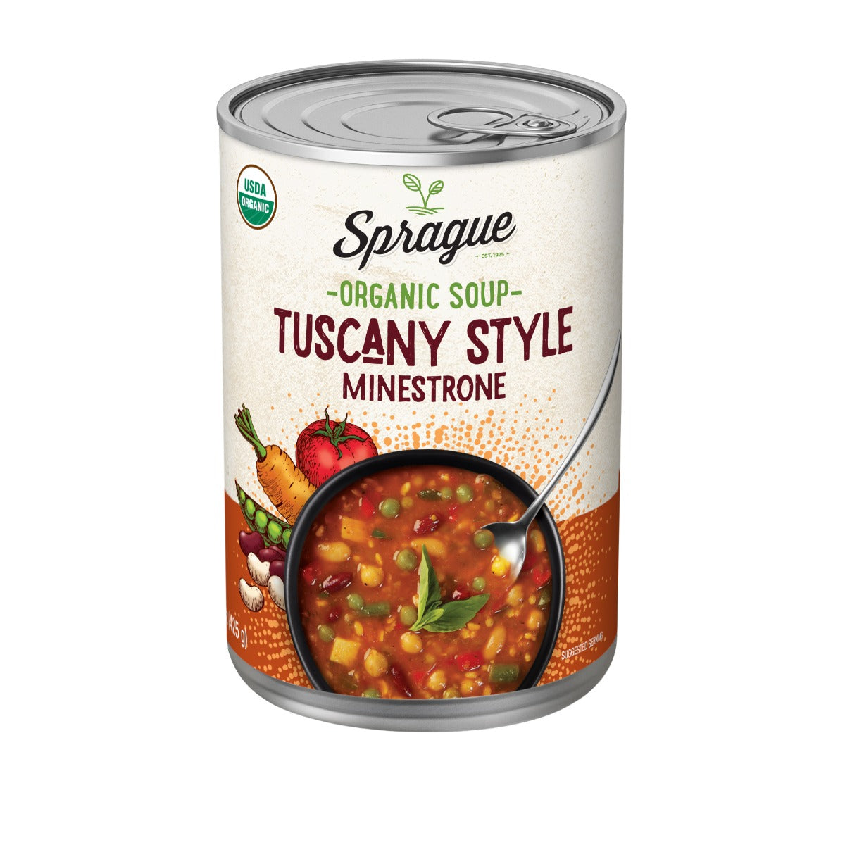 SPRAGUE: Soup Minestrone Tuscan, 15 oz