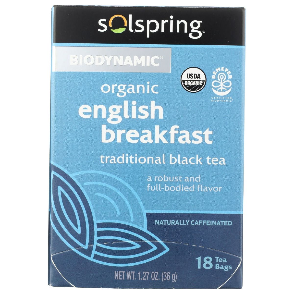 SOLSPRING: Tea English Breakfast, 1 ea