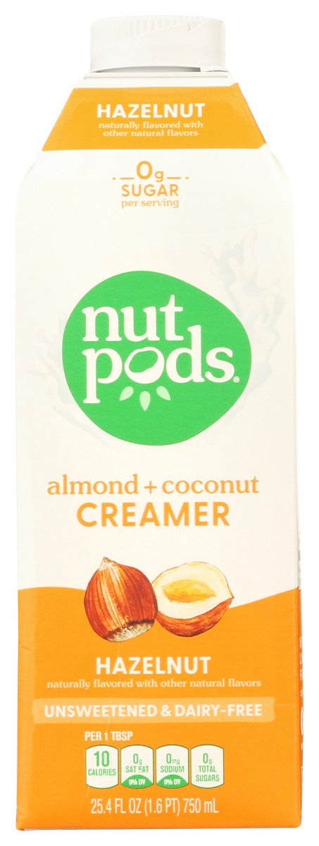 NUTPODS: Creamer Alm Ccnt Hzlnt Un, 25.4 fo