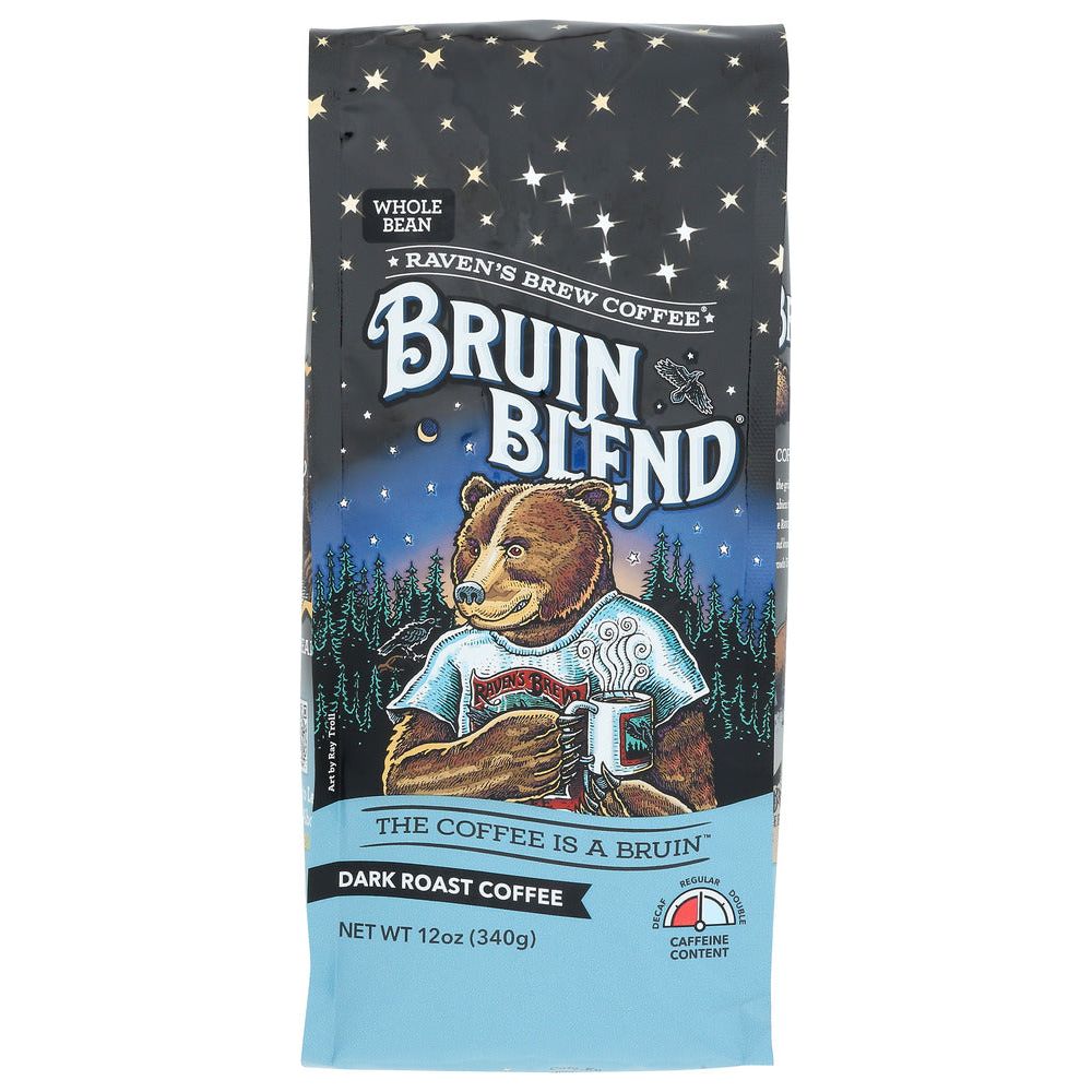 RAVENS BREW: Bruin Blend Coffee Whole Bean, 12 oz