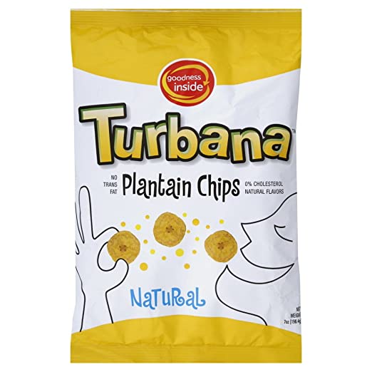 TURBANA: Chip Plantain Natural, 7 oz