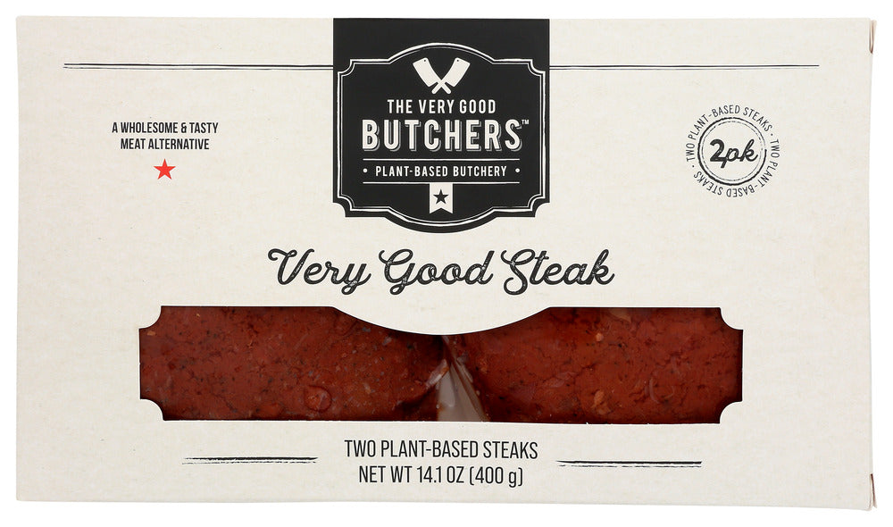 VERY GOOD BUTCHERS: Plant Based Very Good Steak, 400 gm