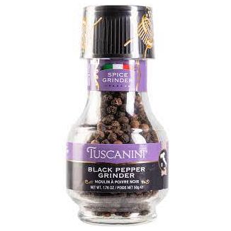 TUSCANINI: Spice Grinder Blck Peppr, 1.76 OZ
