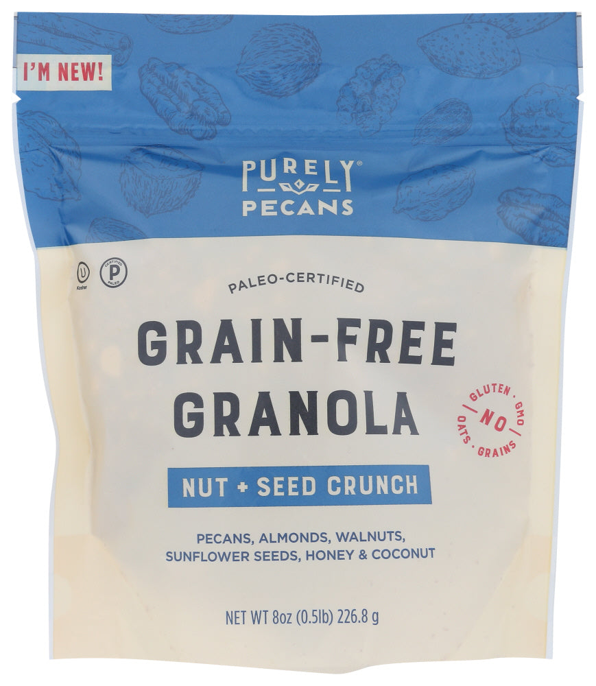 PURELY PECANS: Granola Gf Nut Seed Crnch, 8 oz