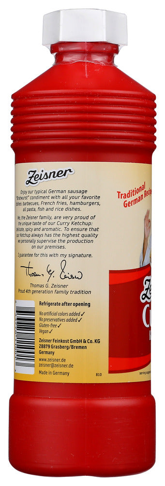 ZEISNER: Curry Ketchup, 17.5 oz