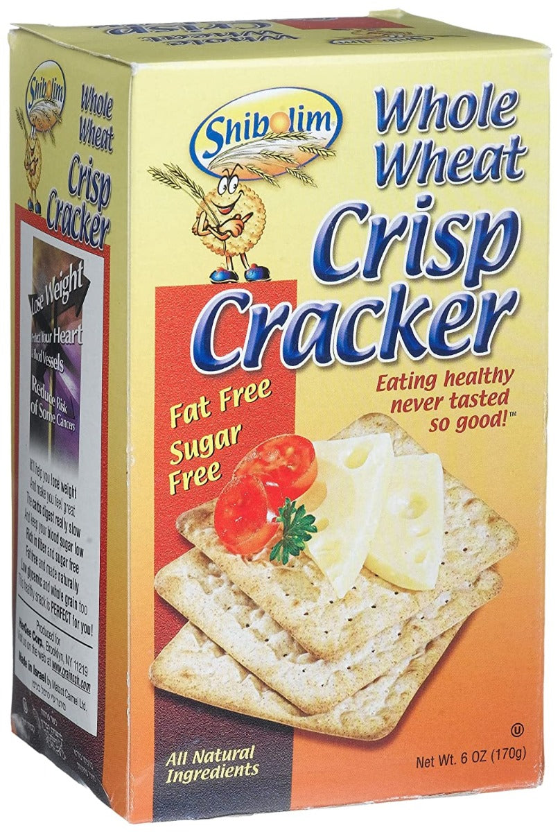 SHIBOLIM: Cracker Whl Wheat Crisp, 6 oz