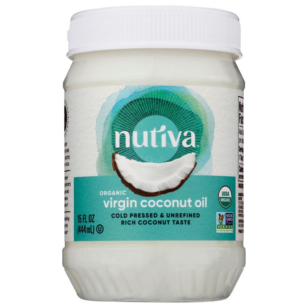 NUTIVA: Organic Virgin Coconut Oil, 15 oz