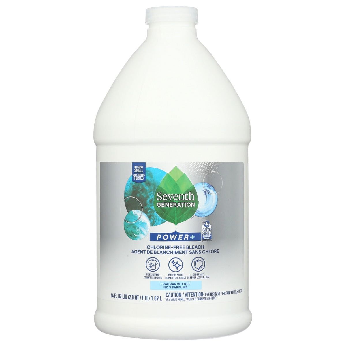 SEVENTH GENERATION: Free & Clear Chlorine-Free Bleach, 64 oz