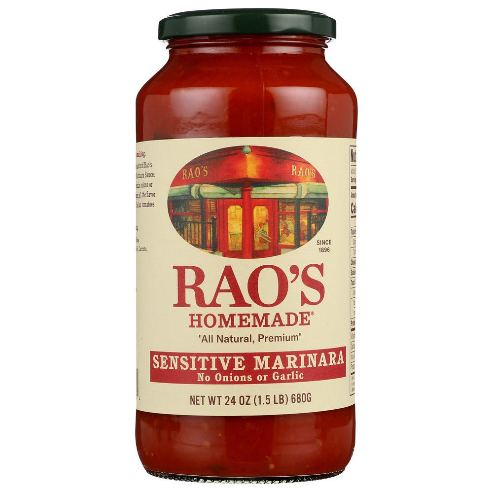 RAO'S: Homemade All Natural Marinara Sauce Sensitive Formula, 24 oz
