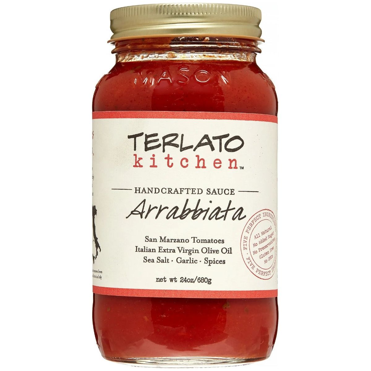 TERLATO KITCHEN: Sauce Arrabbiata Small Batch, 24 oz