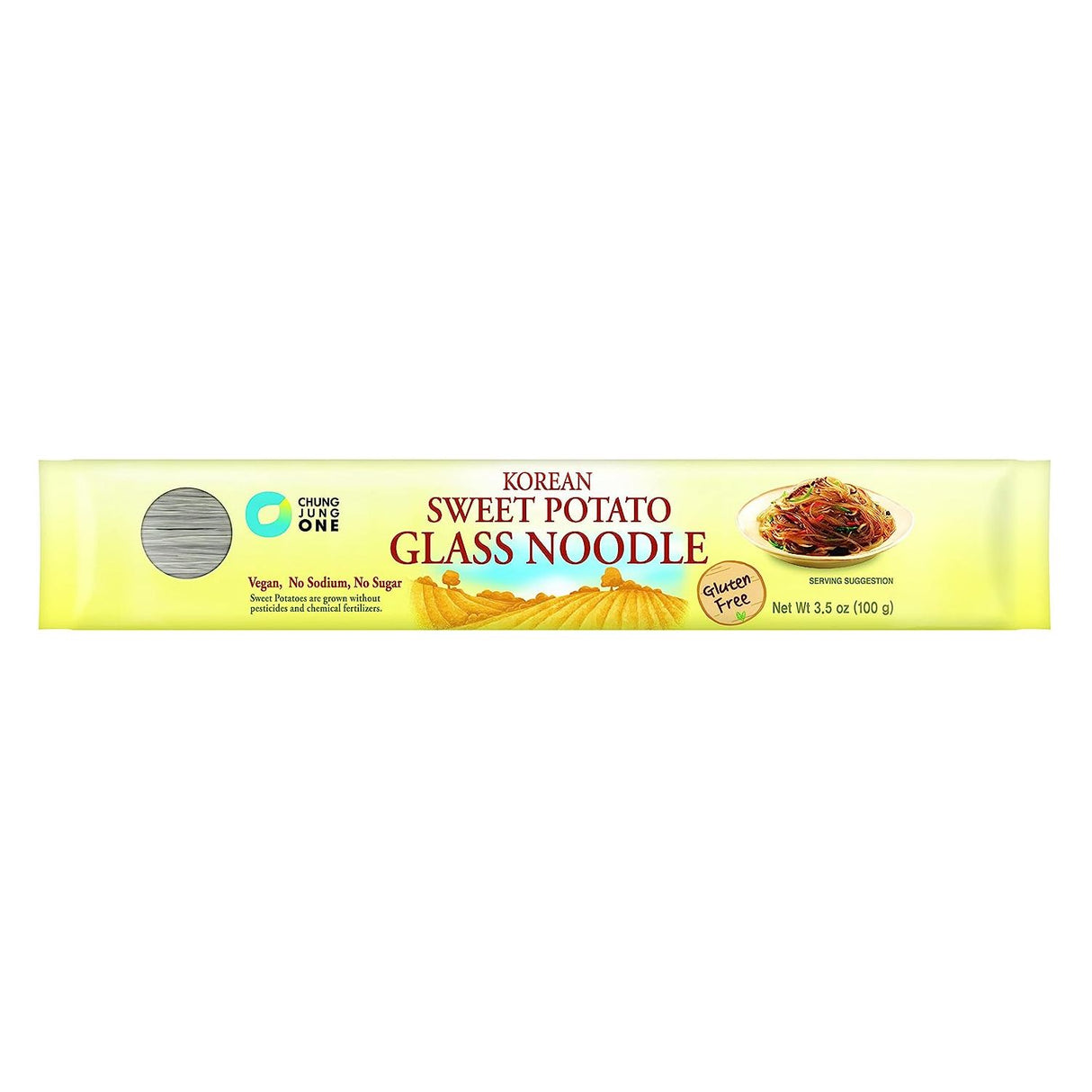 OFOOD: Noodle Glass Swt Potato, 3.5 OZ