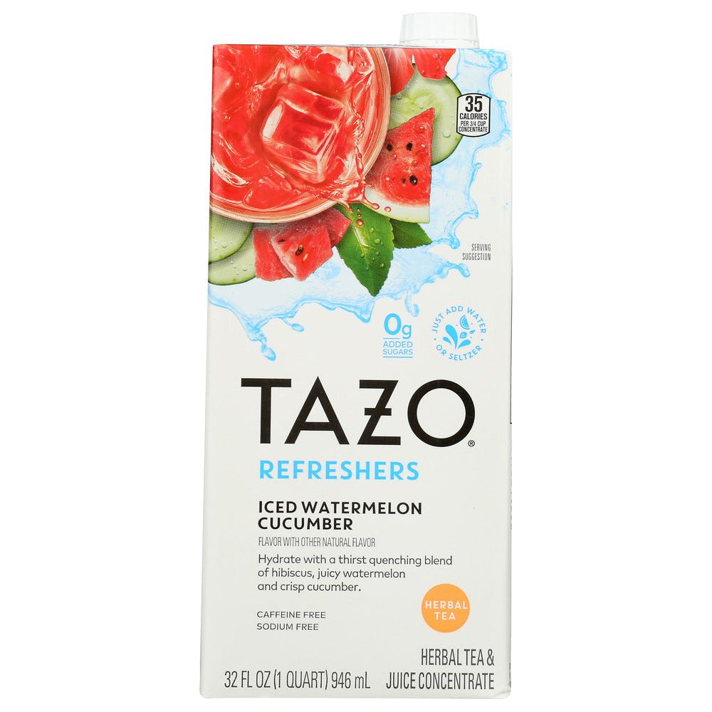 TAZO: Watermelon Cucumber Iced Tea, 32 oz