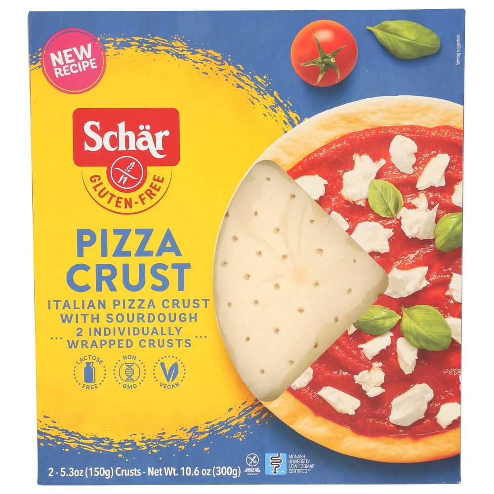 SCHAR: Pizza Crusts Single Box Gluten Free, 10.6 oz
