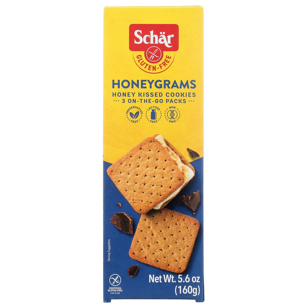 SCHAR: Honeygrams Gluten Free Graham Style Crackers, 5.6 oz