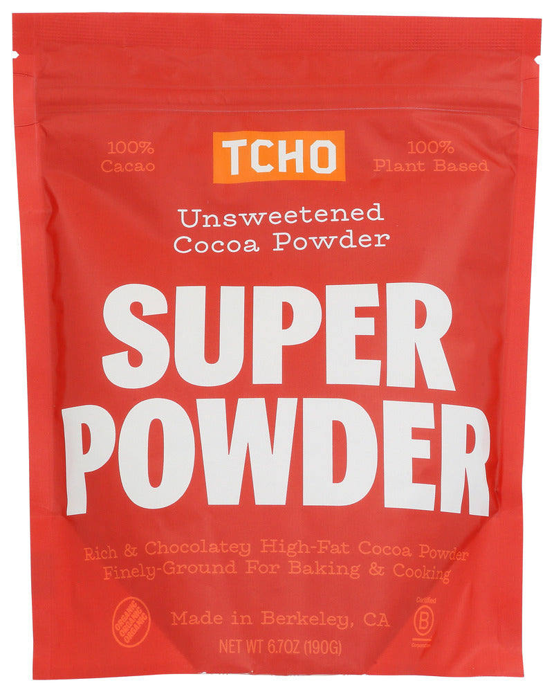 TCHO: Super Powder Unsweetened Cocoa Powder, 6.7 oz