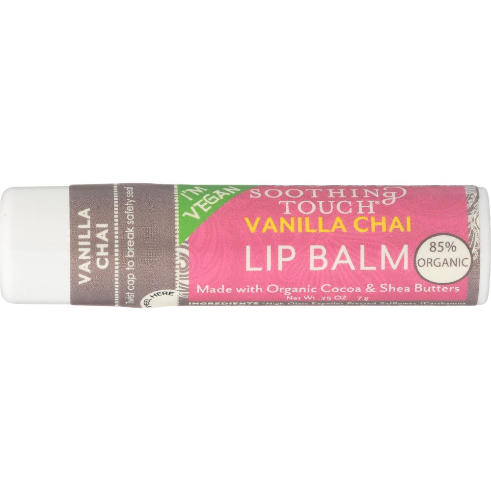 SOOTHING TOUCH: Lip Balm Vegan Chai Vanilla, 0.25 oz