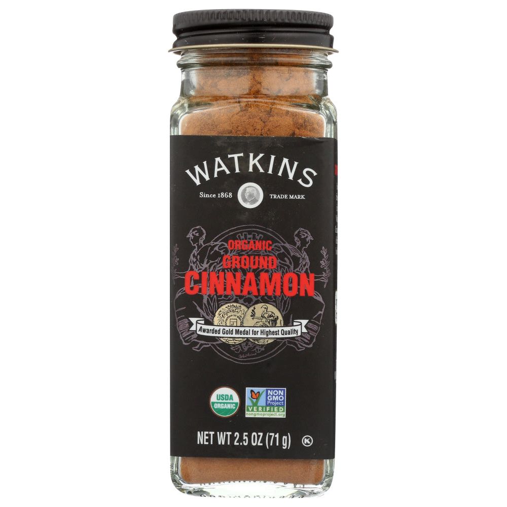 WATKINS: Organic Ground Cinnamon, 2.5 oz