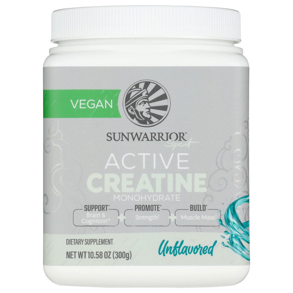 SUNWARRIOR: Active Creatine Unflavored, 10.58 oz