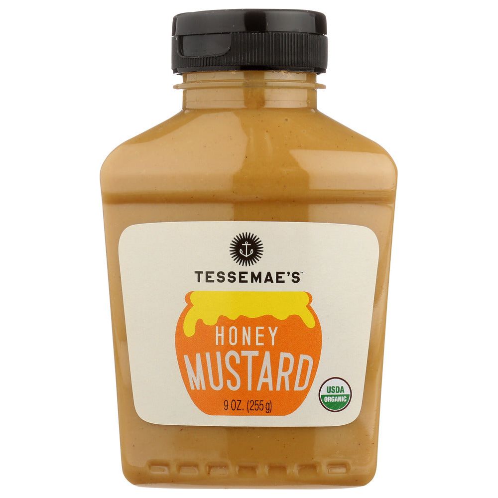 TESSEMAES: Mustard Organic Honey Sqz, 9 oz