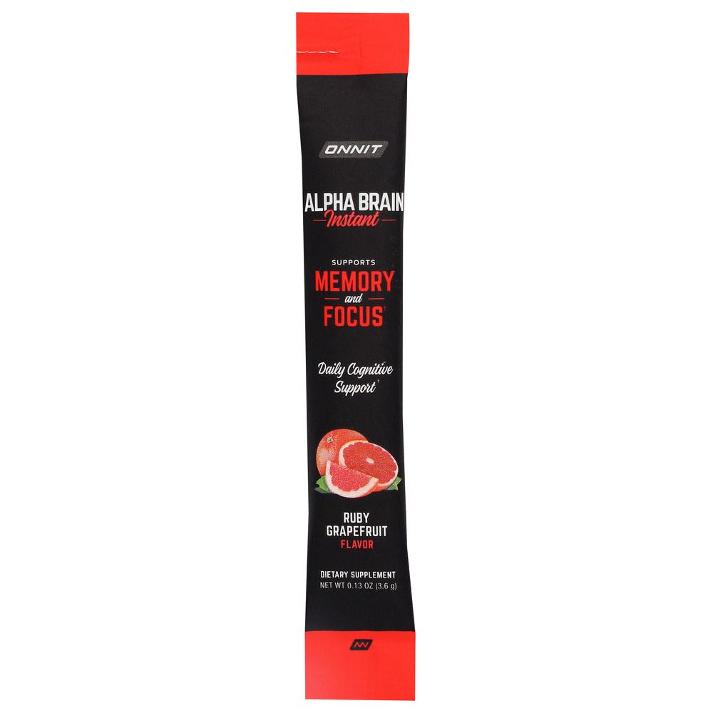 ONNIT: Alpha Brain Pkt Rby Grpfr, 3.9 oz