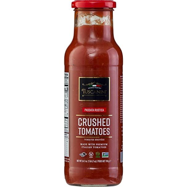 TUSCANINI: Veg Tomato Crushed, 24.7 oz