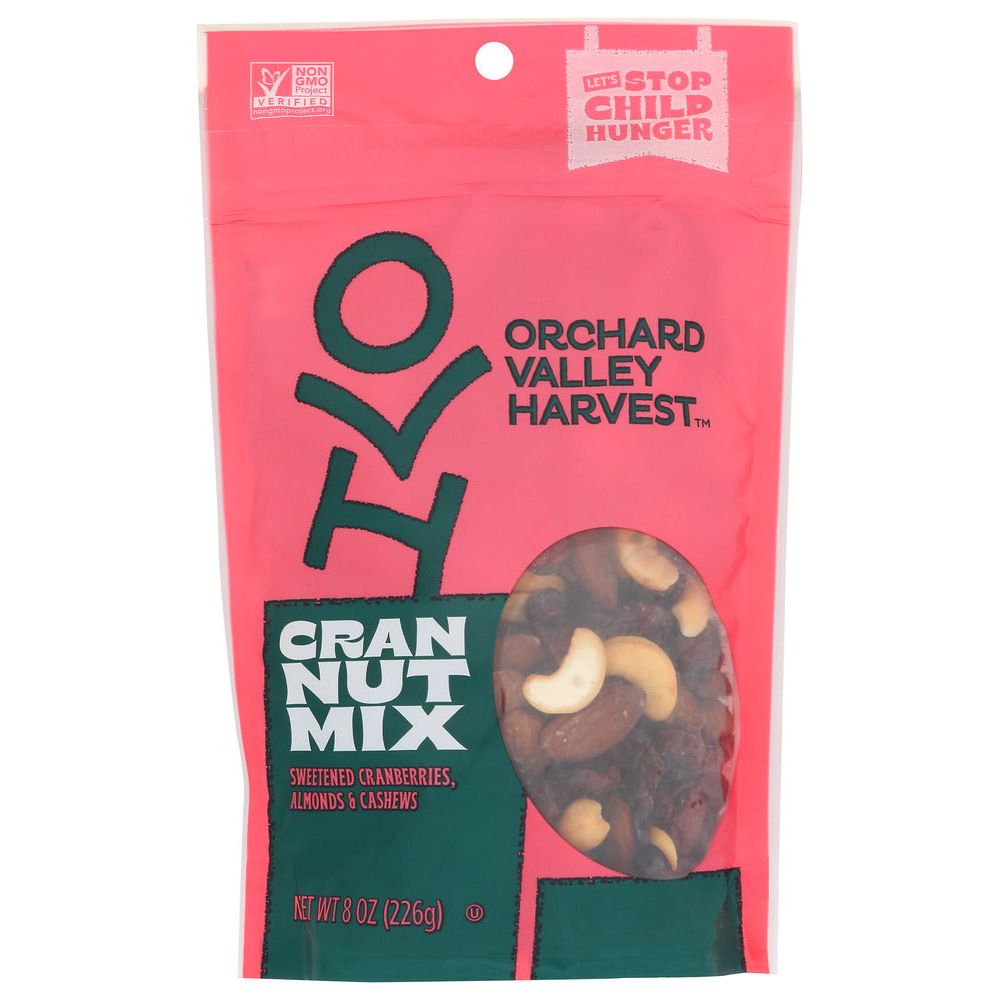 ORCHARD VALLEY HARVEST: Mix Trail Cran Nut, 8 oz
